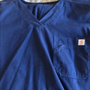 Carhartt scrubs men’s small - Navy Blue